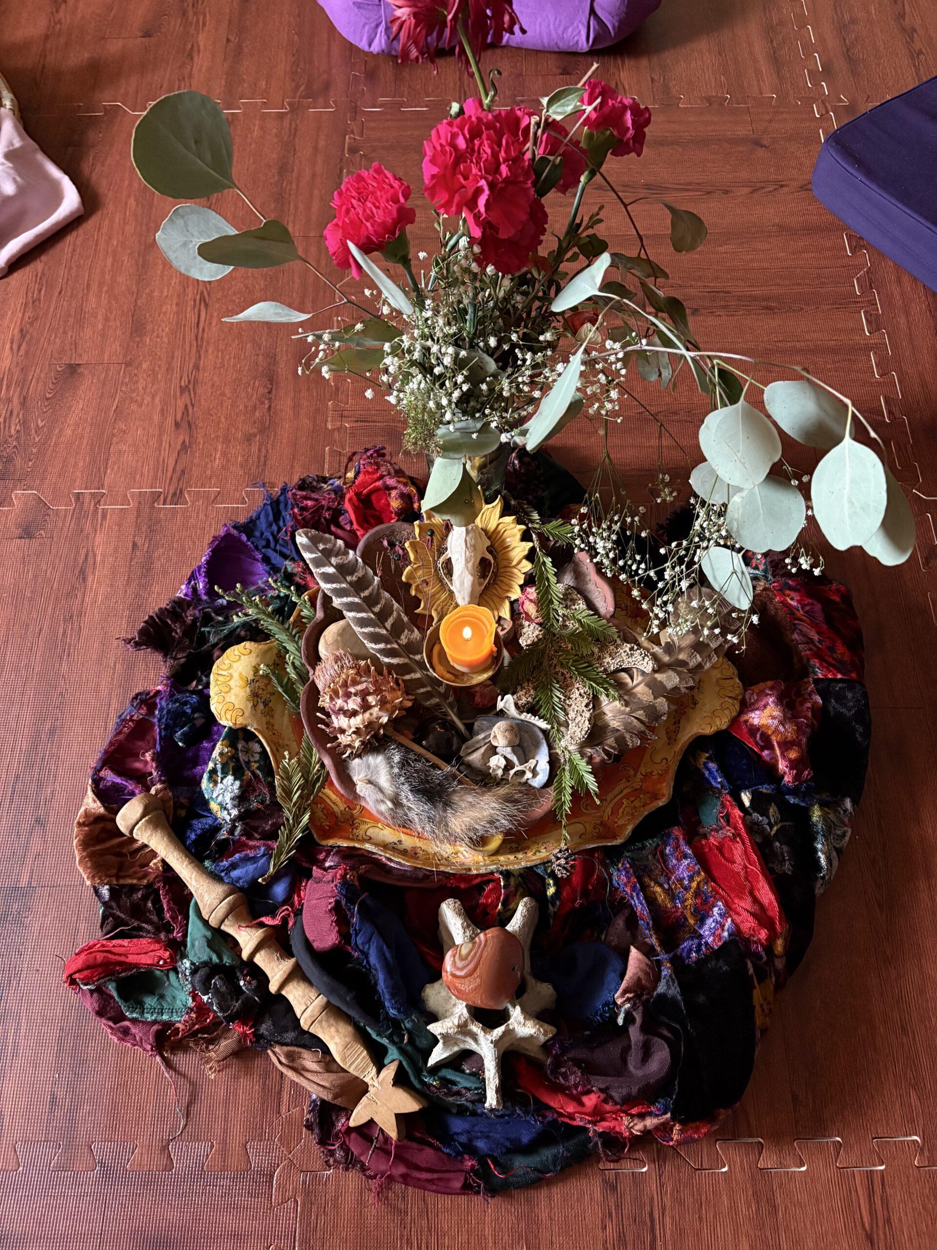 An altar honoring María Sabina